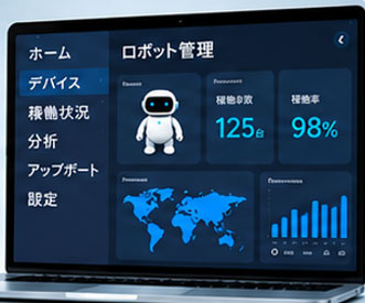 AIロボット運用管理ダッシュボード