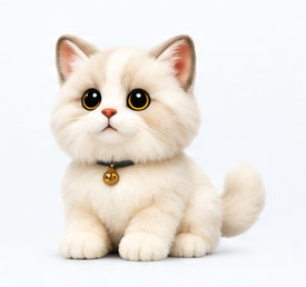 猫の姿をしたペット型ロボット
