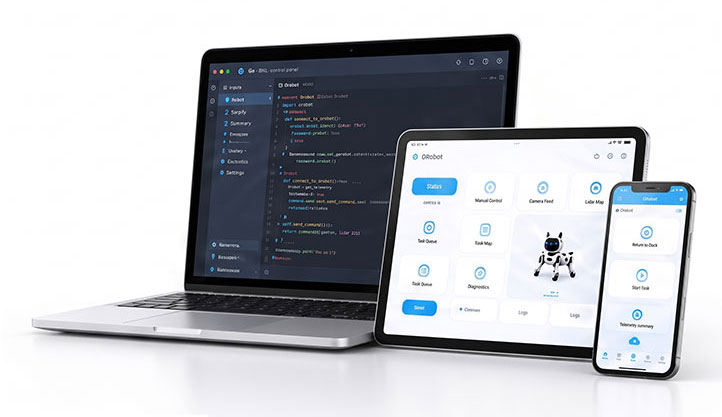 AIロボット開発システムのイメージ